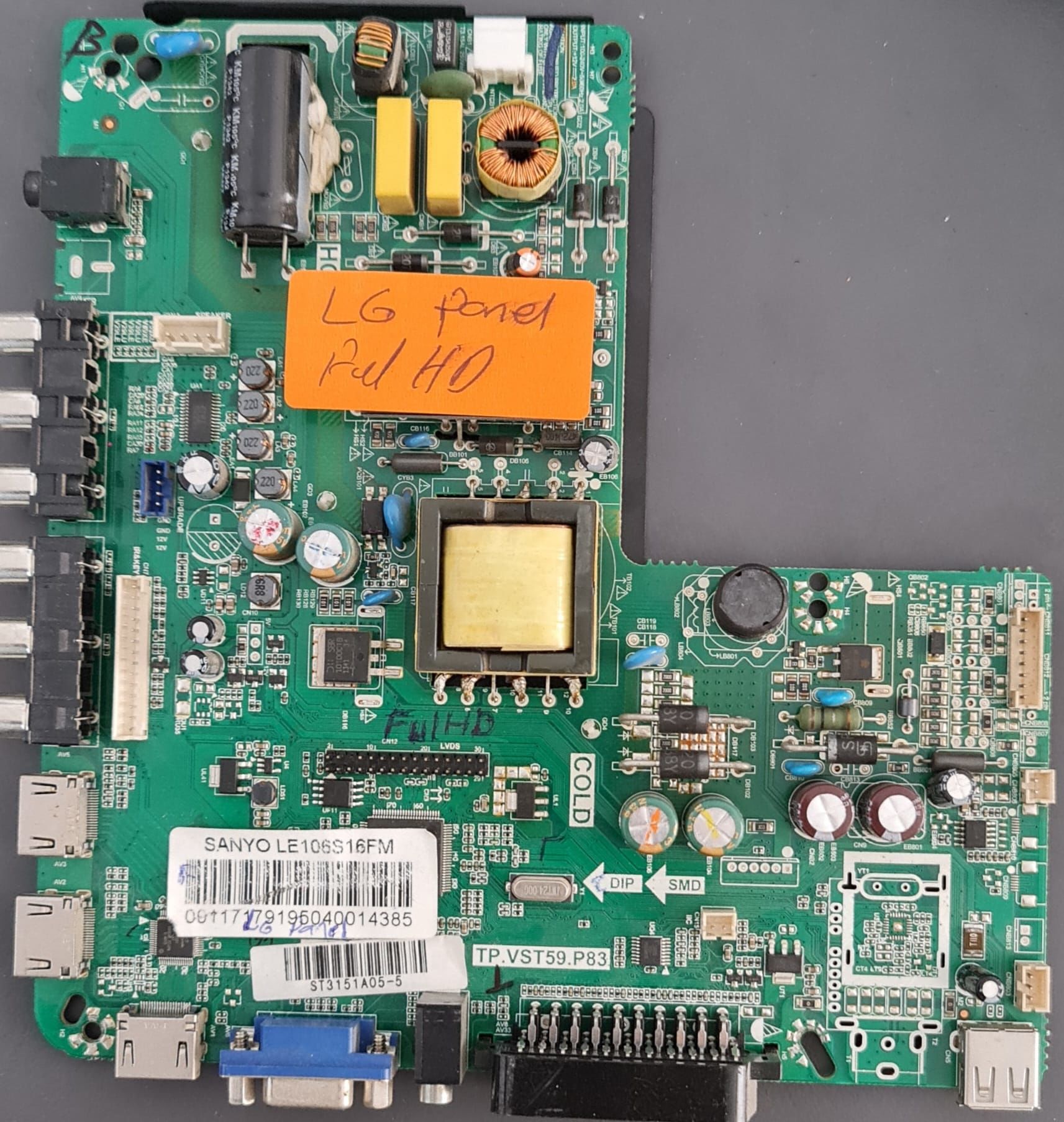 TP.VST59.P83  , LC420DUJ-SGE1 , SANYO,LE106S16FM , Main board