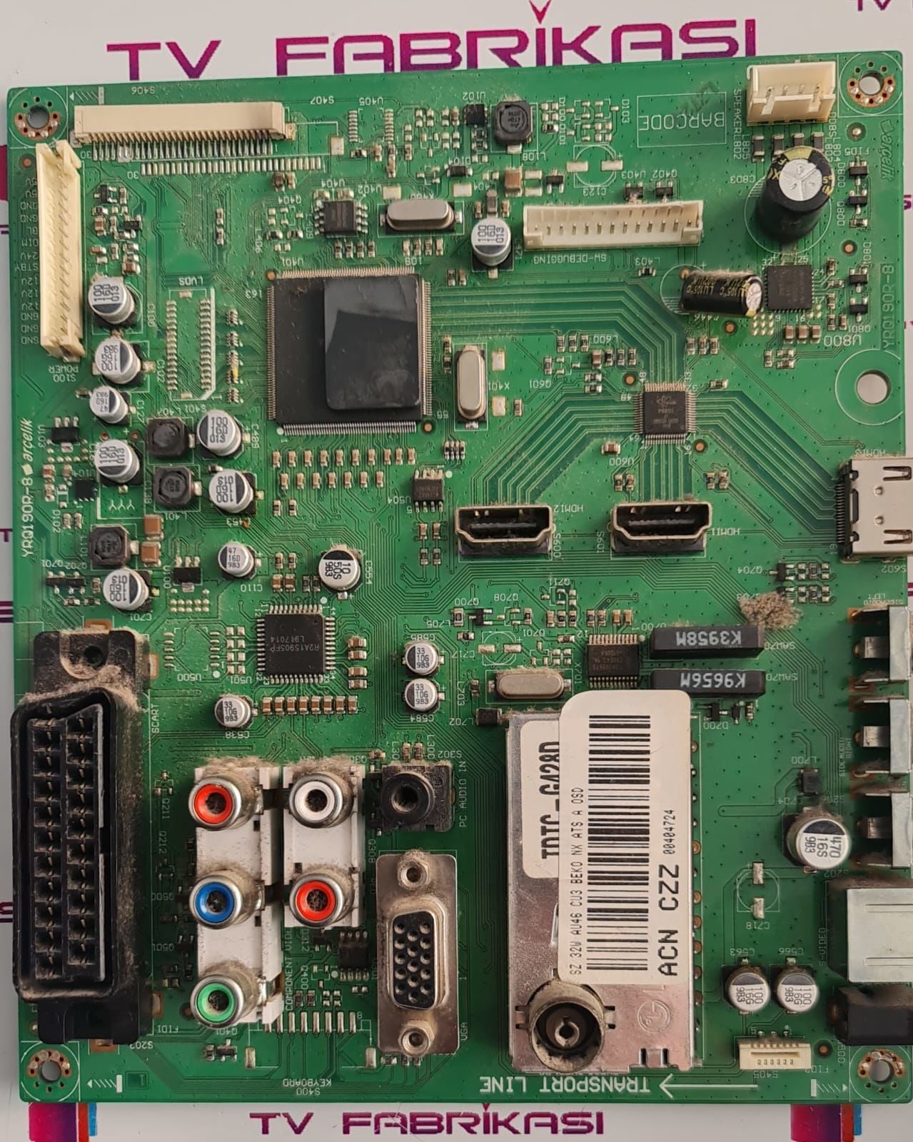ARÇELİK,BEKO, 82 203 3HD,YRQ190R-8,ACN CZZ,MAİN,BOARD