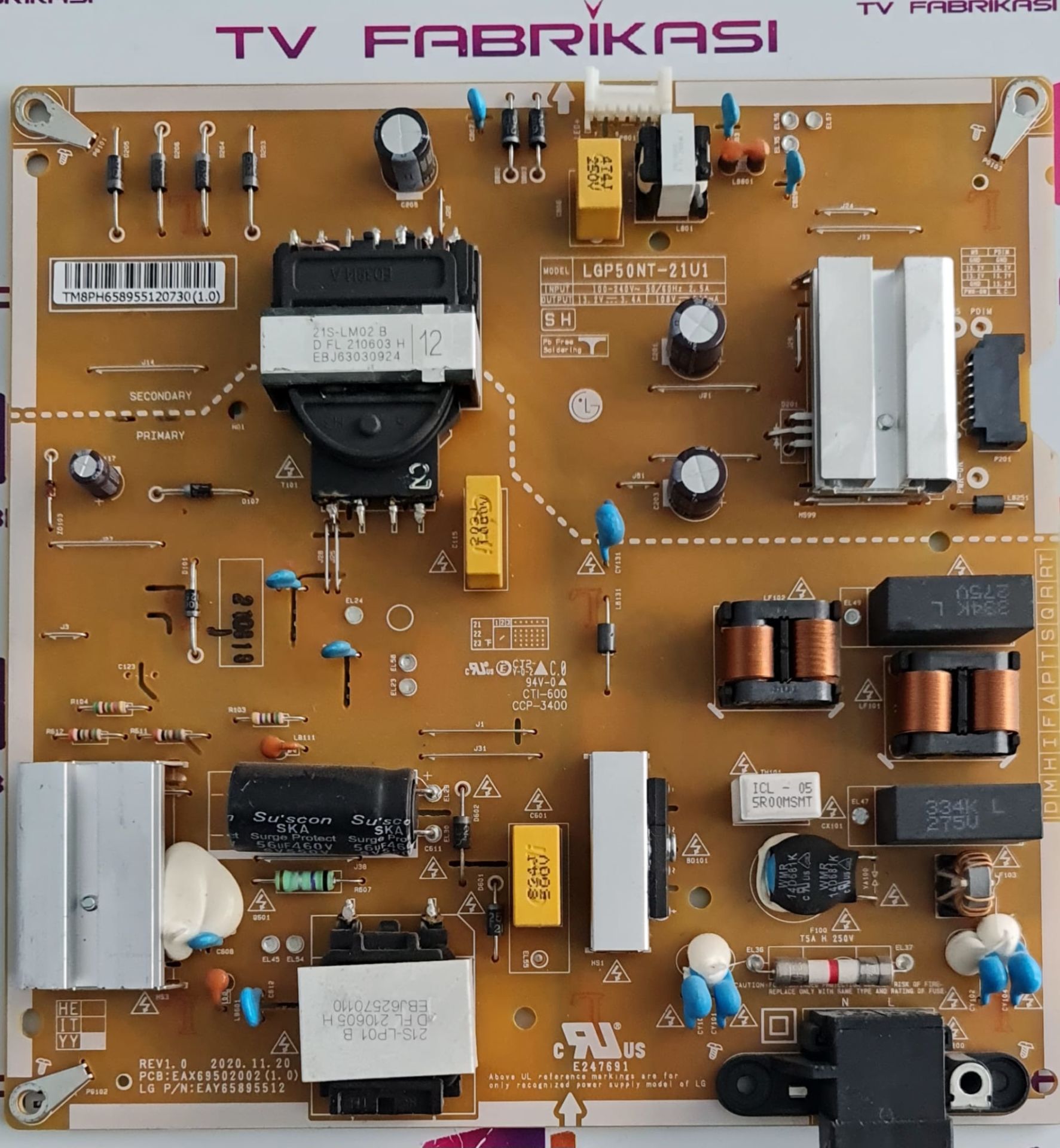 LG,50NANO756PA,EAX69502002(1.0,EAY65895512,LGP50NT-21U1,POWER,BOARD