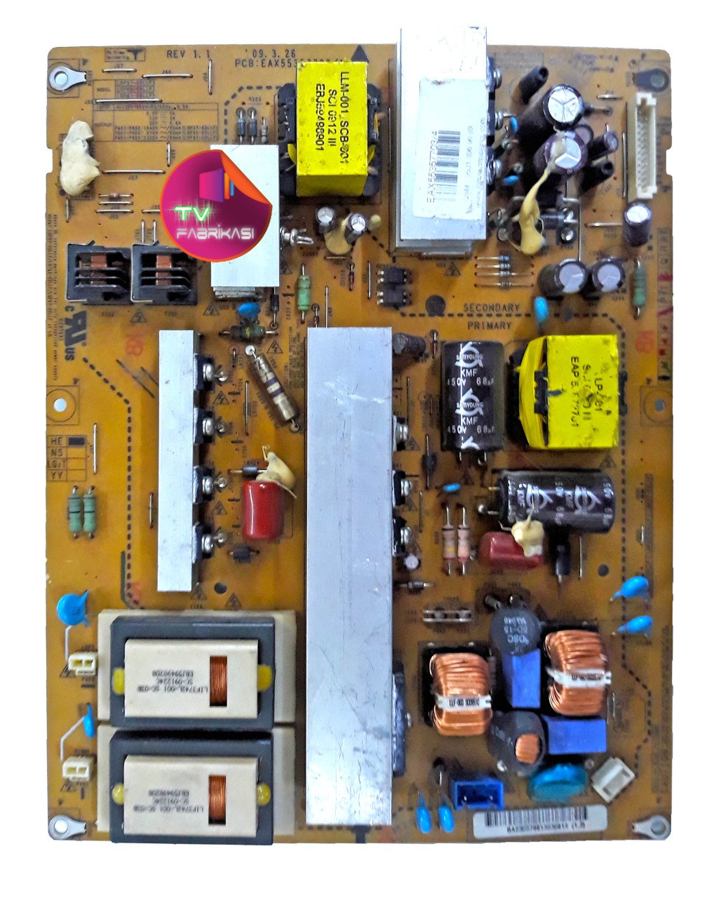 EAX55357703/ 4 , LGP37-9LLF , REV1.1 , POWER BOARD , LG BESLEME