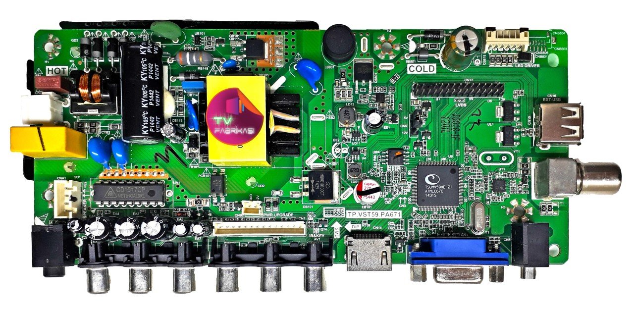 TP.VST59.PA671 , T41-SV590670-CN03 , K16050037-A00235 , MAIN BOARD , SUNNY ANAKART