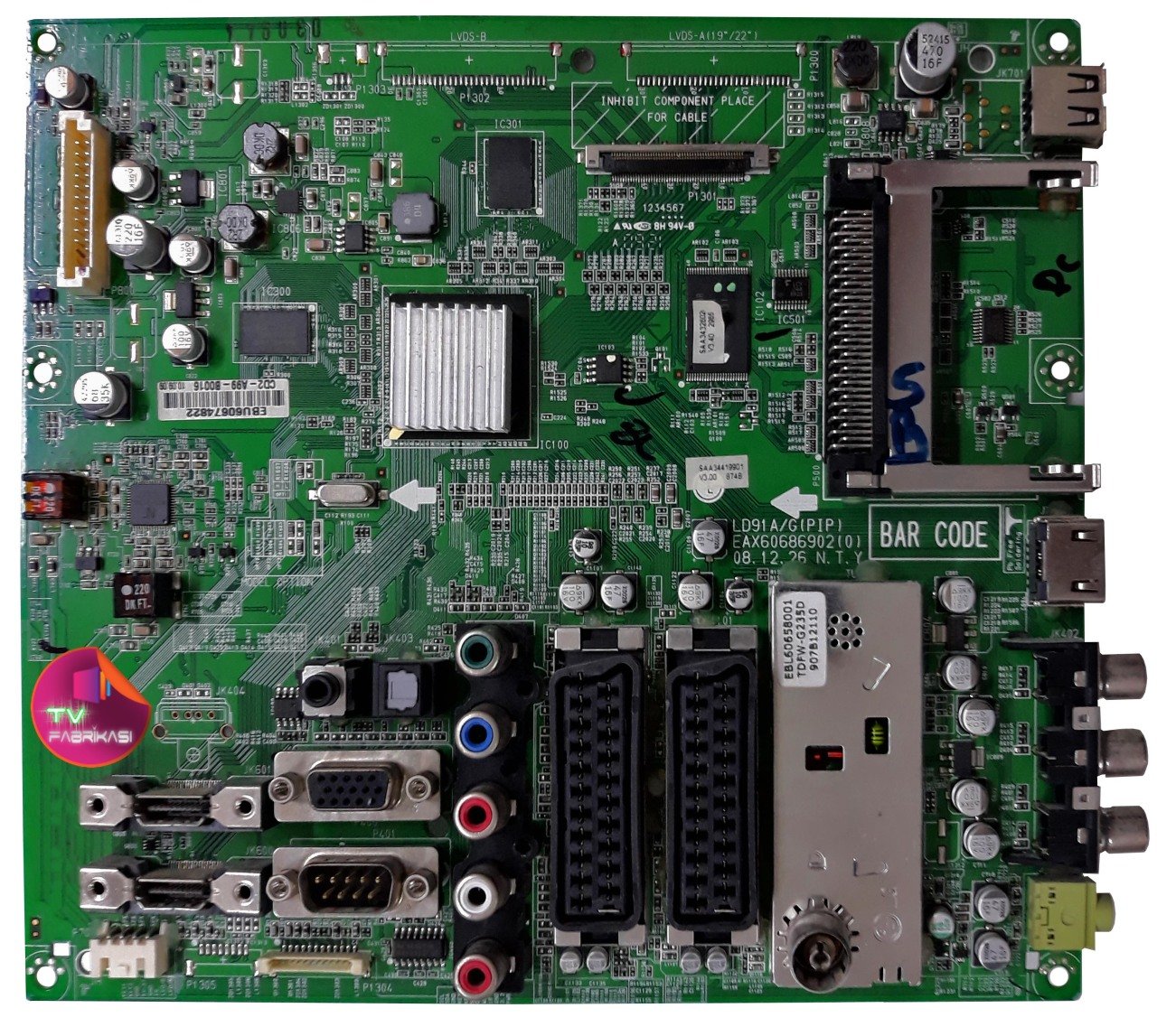 EAX60686902(0) , EBU60674822 , 47LH4000 , 37LH4000 , 42LH4000 , MAIN BOARD , LG ANAKART