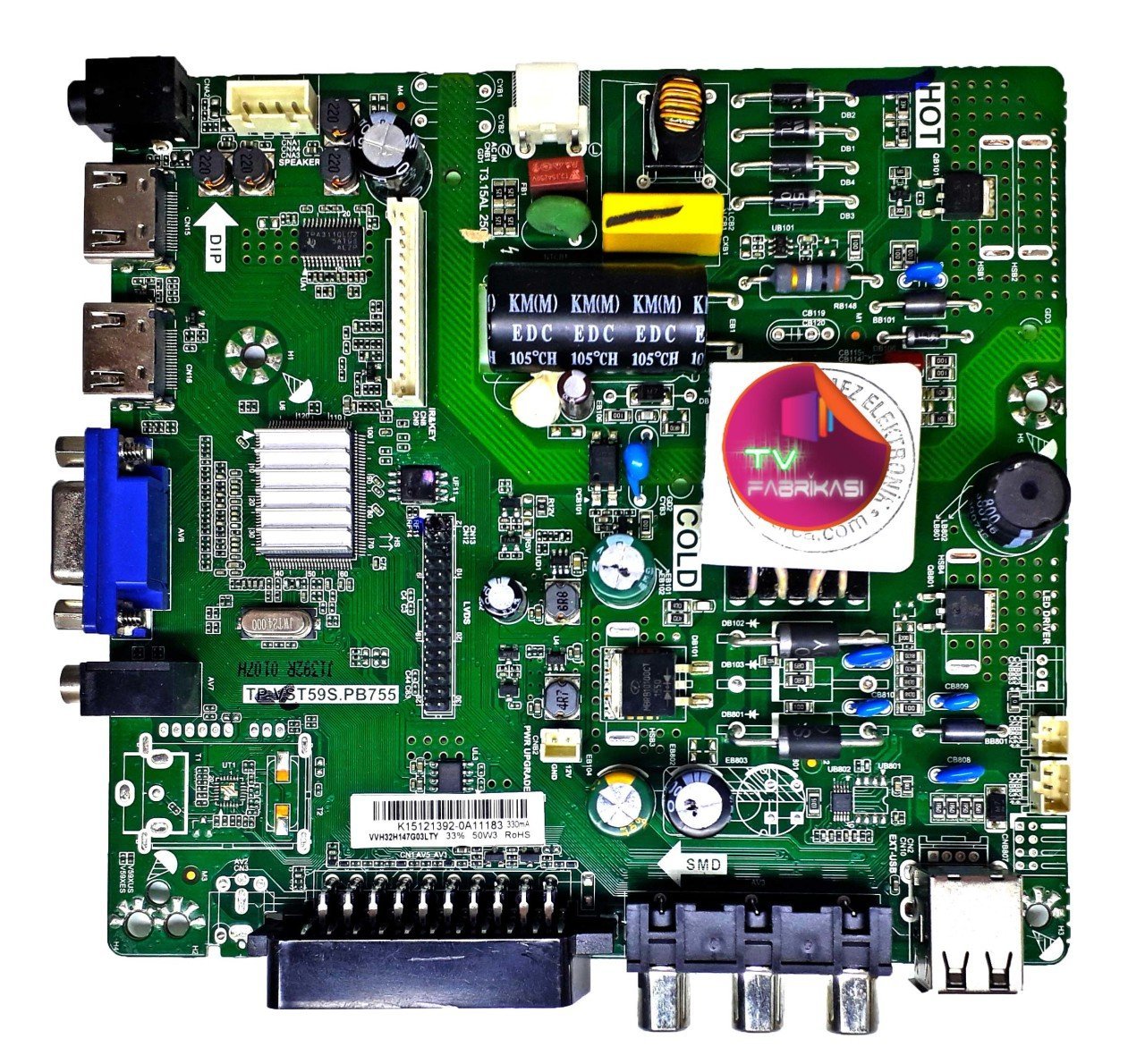 TPVST59S.PB755 , VVH2H147G03LTY 32'' HD , SUNNY ANAKART