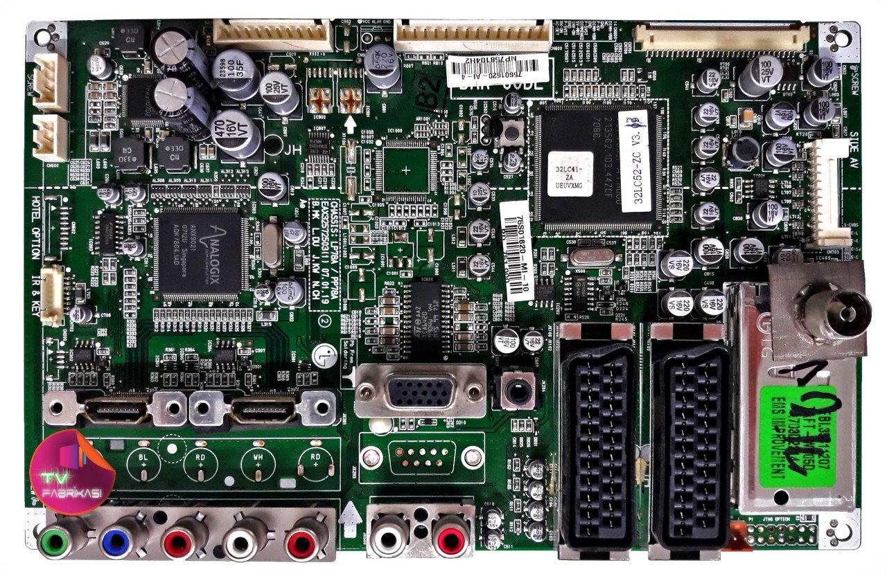 EAX32572503(1) , LP78A/PP78A , PANEL 32LC7R , MAIN BOARD , LG ANAKART