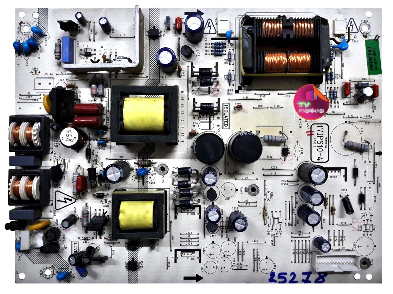 17IPS10-4 , 050312 , 23067697 , POWER BOARD , VESTEL BESLEME