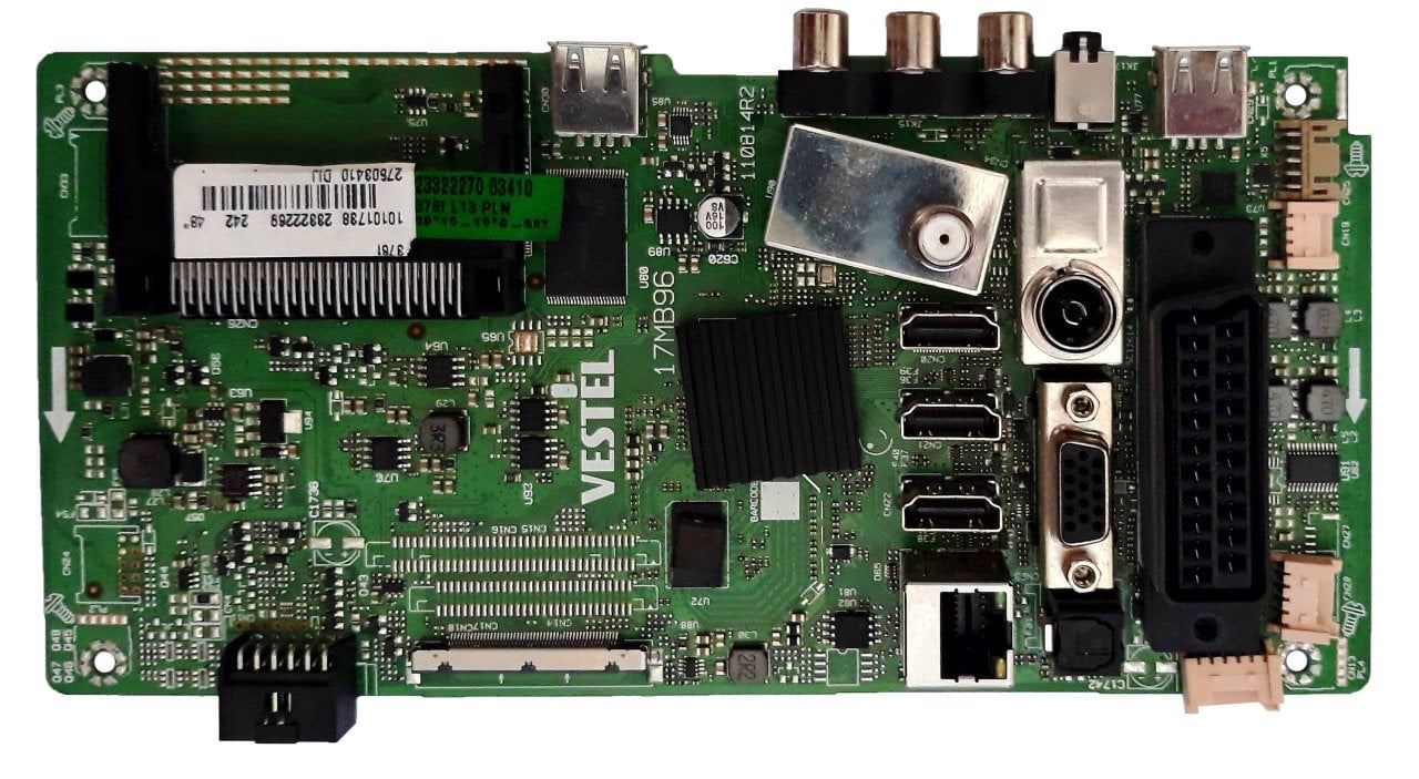 17MB96 , 110814R2 , 23322269 , 23322270 , VES480UNVS-3D-M01 , MAIN BOARD , VESTEL ANAKART