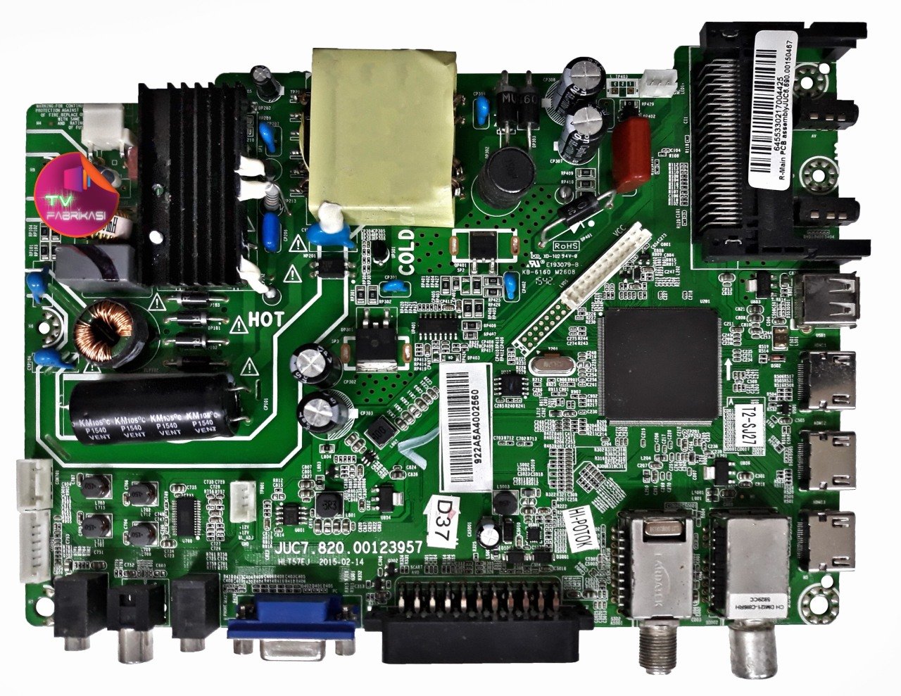 JUC7.820.00123957 , HLT573J , MAIN BOARD , PREMİER ANAKART