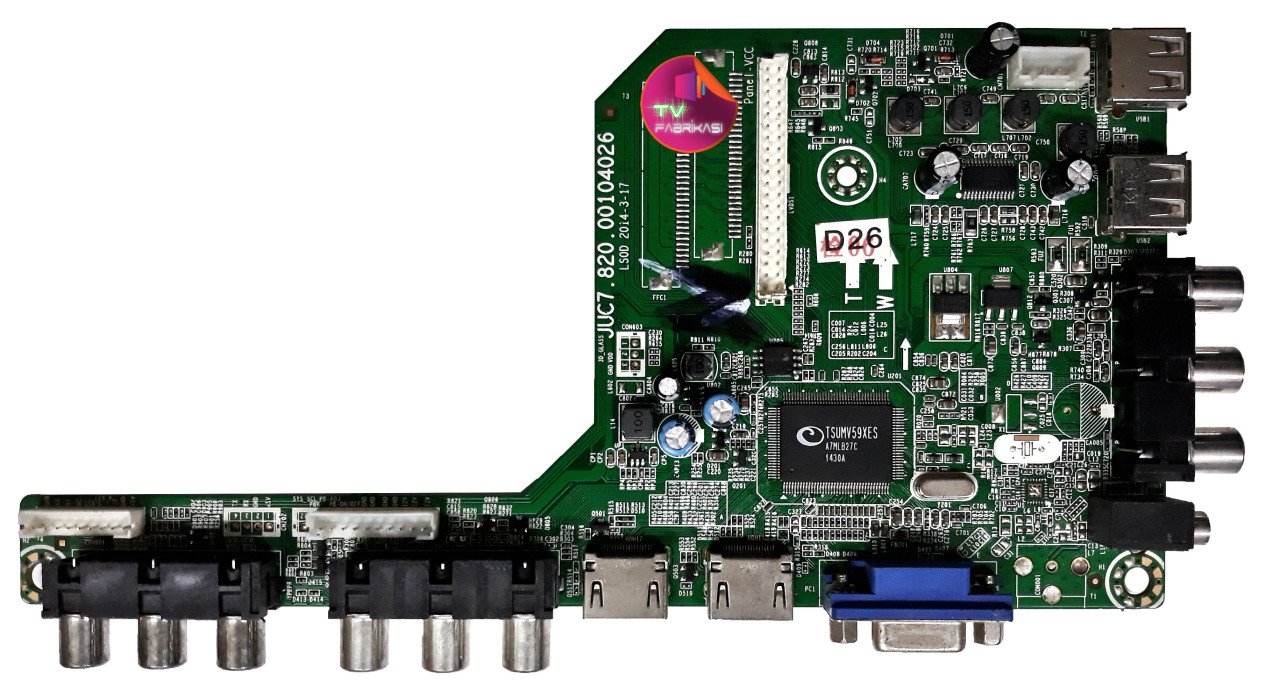JUC7.00104026 , LS0D , SN49LD9001 , MAIN BOARD , PREMİER ANAKART