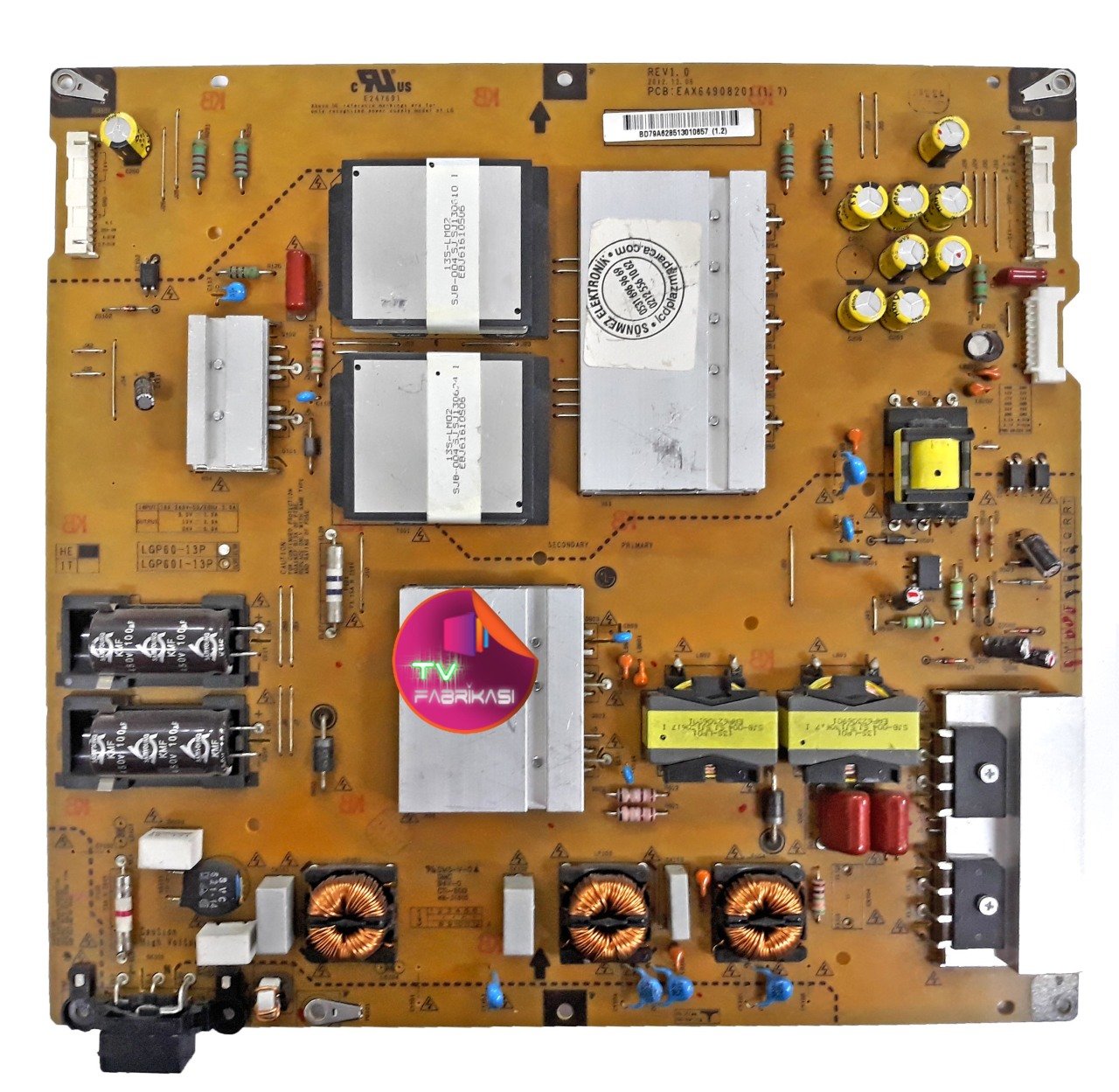 EAX64908201 / 1.7 , REV1.0 , LGP60-13P , POWER BOARD , LG BESLEME