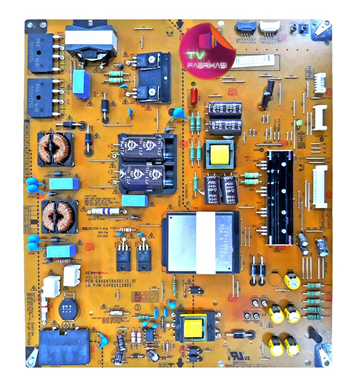 EAX64744301 /  1.3 , EAY62512802 , REV1.3 , POWER BOARD , LG BESLEME