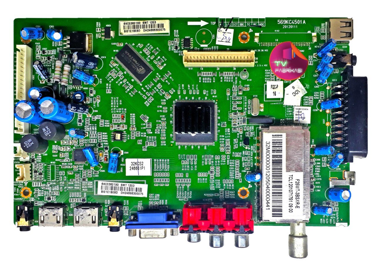 569KC4501A , 20120111 , MAIN BOARD , SUPRA ANAKART