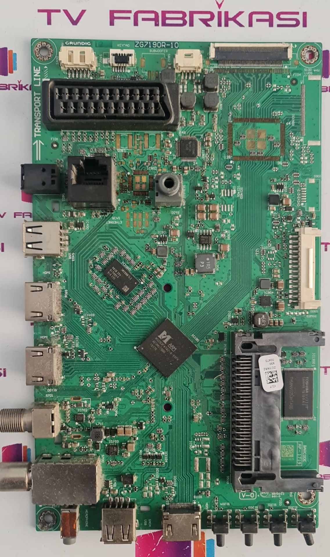 ARÇELİK.BEKO,GRUNDİK,43 VLE 6830 BP,43 CLE 6845 AP,ZG7190R-10,ZC1ARZ,MAİN,BOARD