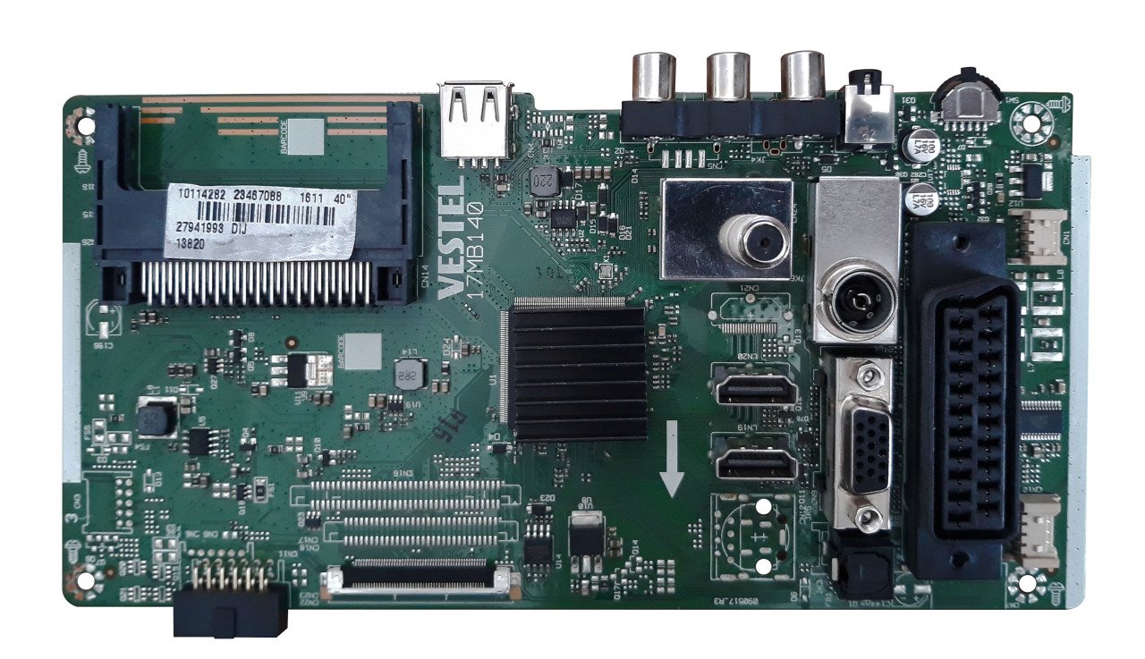 17MB140 , 23467088 , 40'' INCH DIJ PANEL , VES400UNDS-2D-N12 , VESTEL 40FD5050 , MAIN BOARD , VESTEL ANAKART