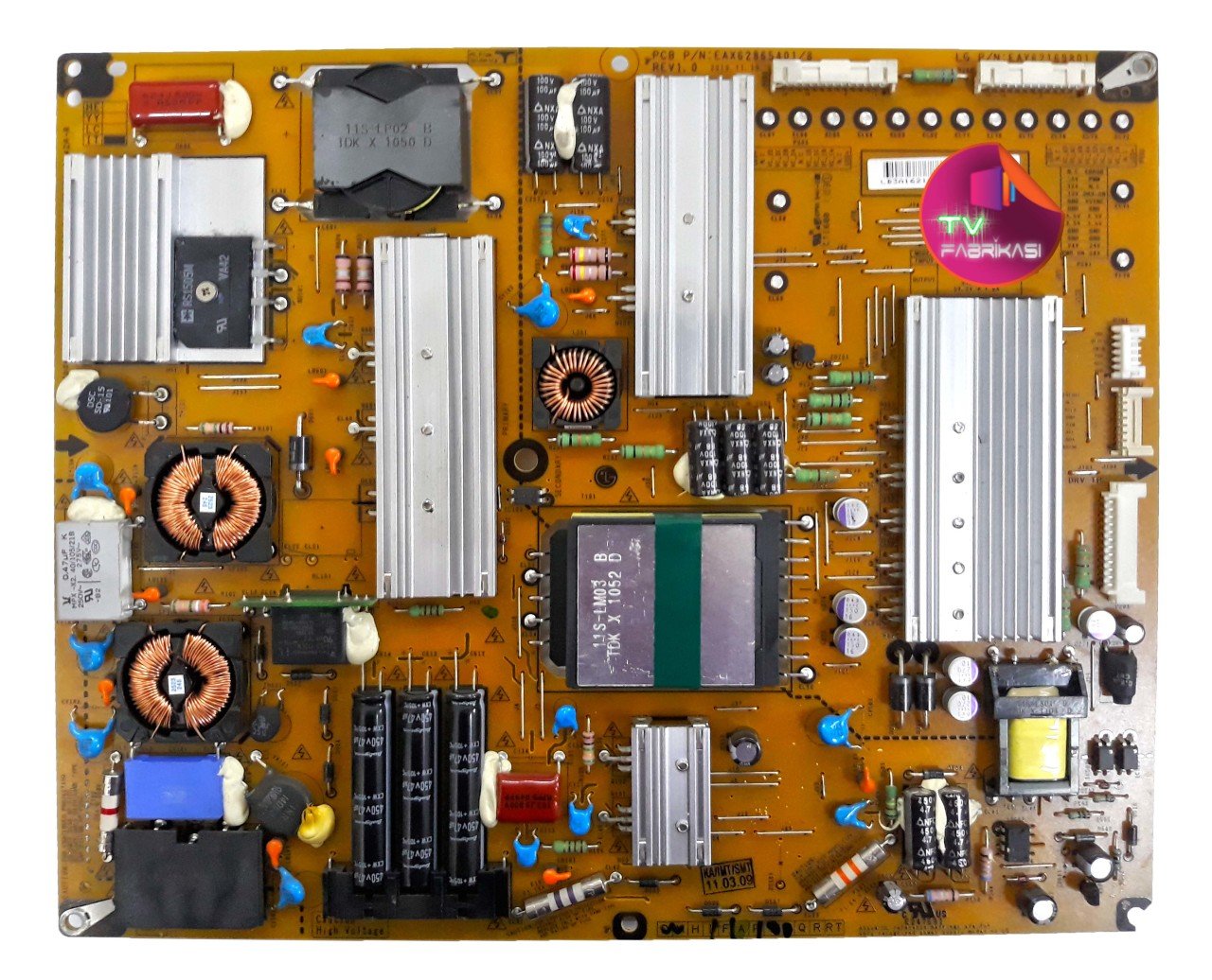 EAX62865401 / 8 , EAY62169801  , 3PAGC10042A-R , PLDH-L006A , REV1.0 , POWER BOARD , LG BESLEME