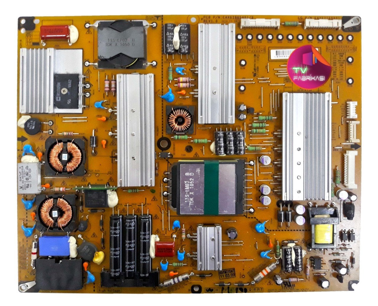 EAX62865401 / 8 , EAY62169801  , 3PAGC10042A-R , PLDH-L006A , REV1.0 , POWER BOARD , LG BESLEME