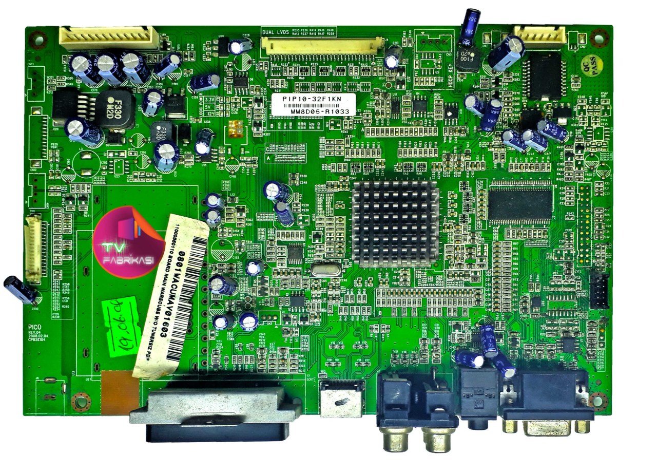 P1P10-32 , FIKN , MM8D05-R0134 , P32M-LW10N , MAIN BOARD , CREA ANAKART