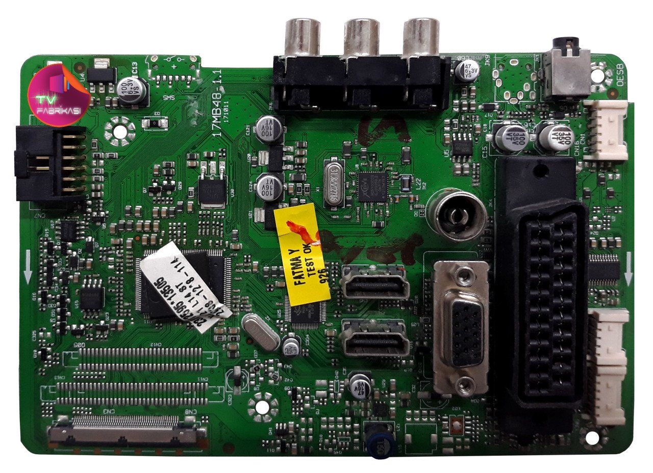 17MB48-1.1 , 171011 , 23012595 , 42 FHD LCD TV , LC420WUN , MAIN BOARD , VESTEL ANAKART
