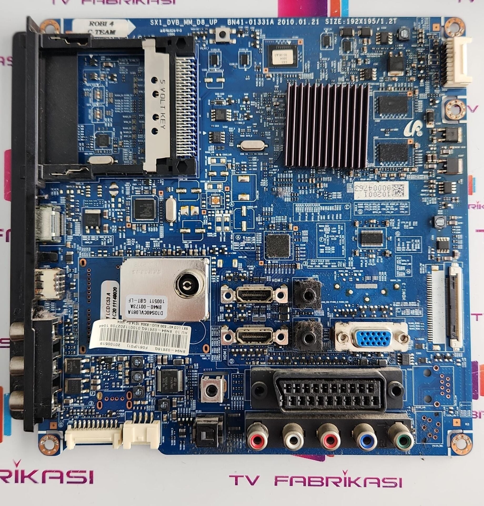 BN41-01331A, SX1_DVB_MM_D8_UP, BN94-02616Q, SX1 LCD 40, MAİN BOARD