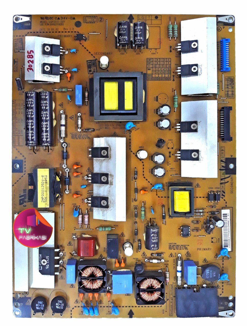 EAY61770201 , 3PAGC10033A-R , LGP3237-10Y , PSLC-L002A , LG 32LE4500-ZA , POWER BOARD , LG BESLEME