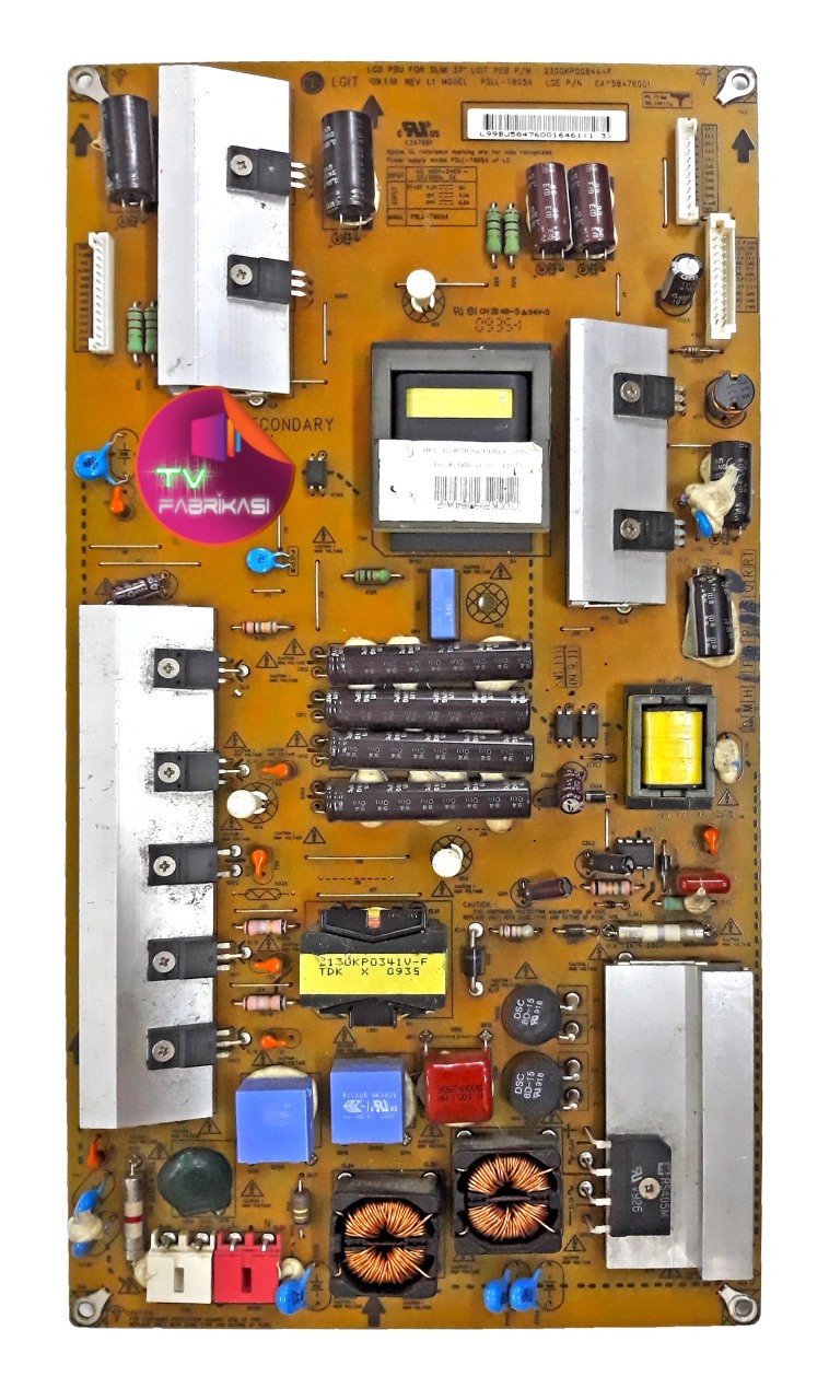 EAY58476001 , PSLL-T805A , 2300KPG084A-F , REV 1.1 , POWER BOARD , LG BESLEME