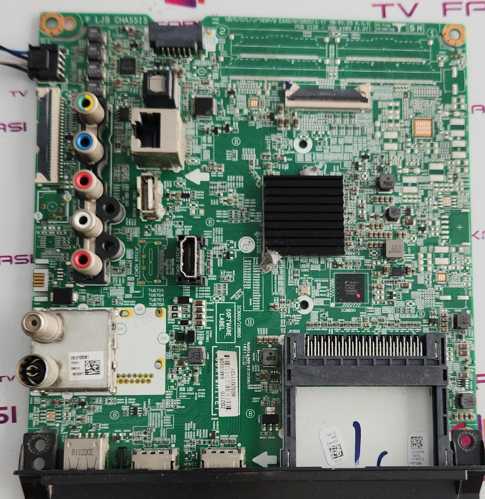 EAX67872805 (1.1), 64603056 , LG 43UK6470PLC MAIN BOARD
