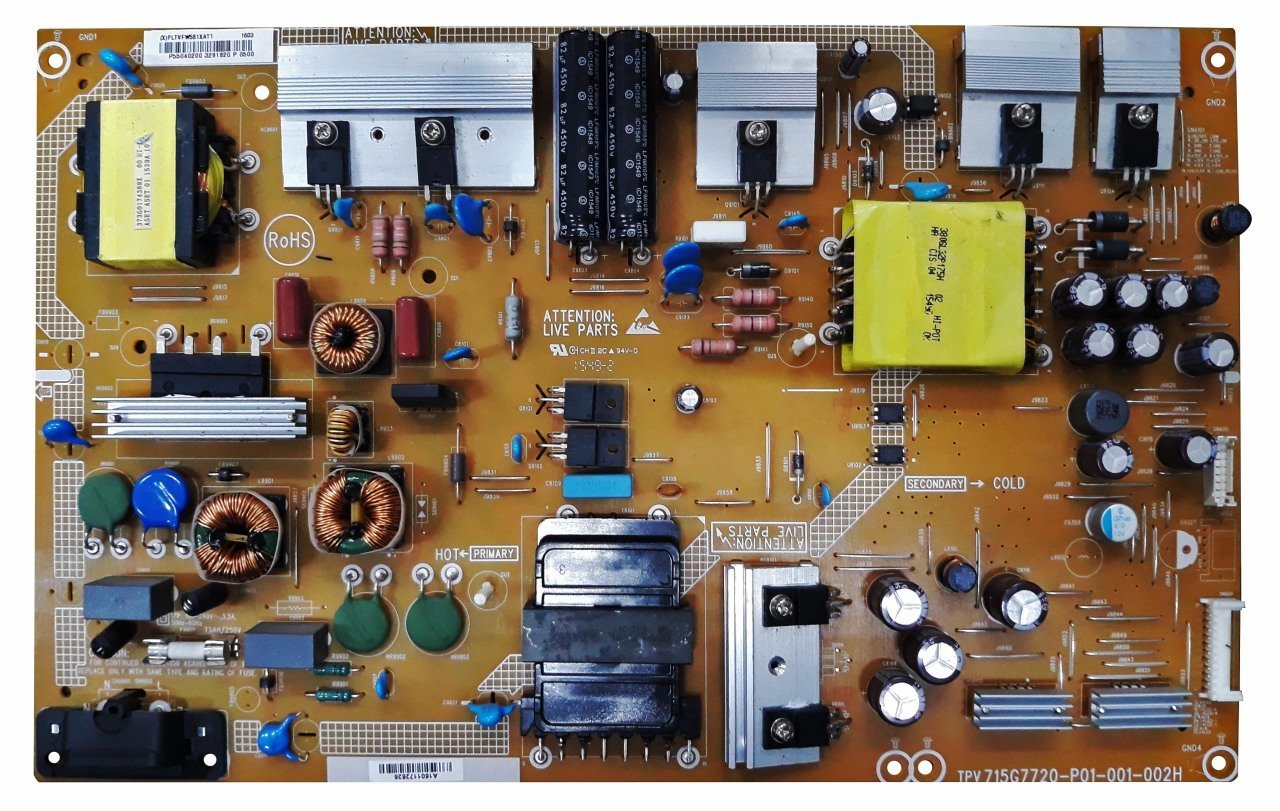 715G7720-P01-001-002H , PLTVFW581XAT1 , PHİLİPS 55PUS7101/12 , TPT550U2-EQLSJA.G , POWER BOARD , PHILIPS BESLEME
