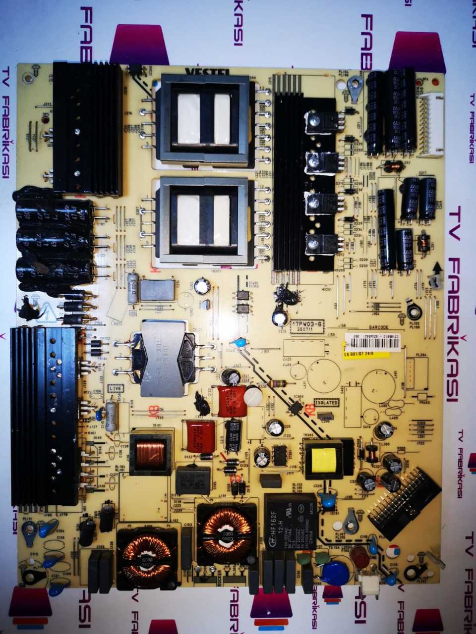 VESTEL 17PW03-6 , 250711,23185610, 92045621, Power Board, VESTEL 47'' LD470DUN-TFB1,