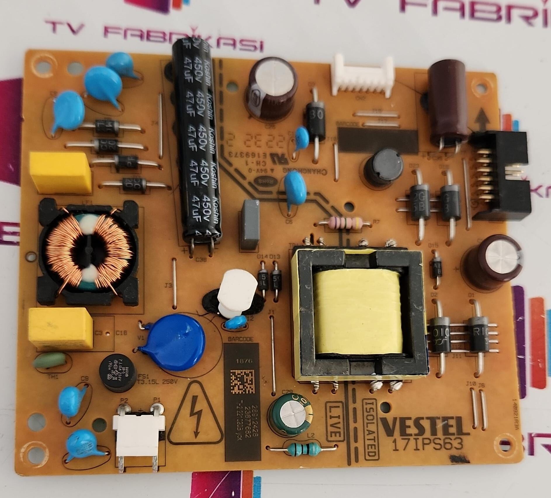 17IPS63 , 23518513 , 32R604H , VESTEL POWERBOARD
