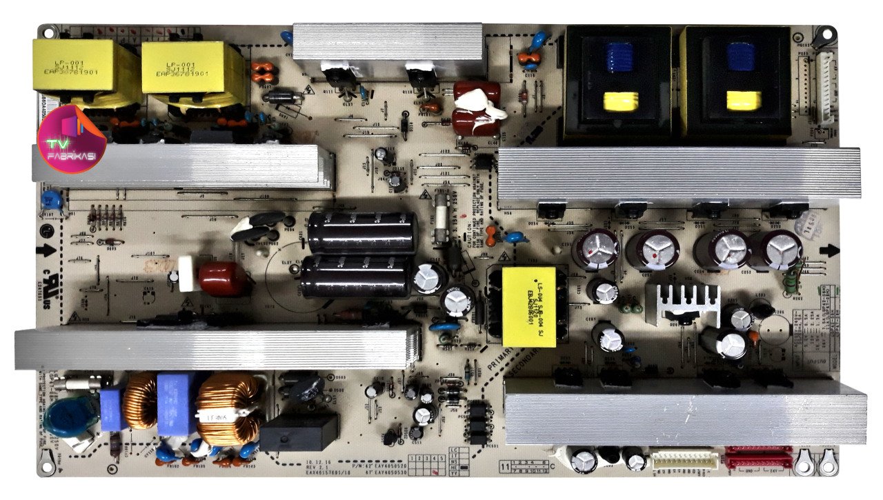 EAX40157601/18 , EAY4050530 , 47'' , REV 2.1 , LGP47-08H , POWER BOARD , LG BESLEME