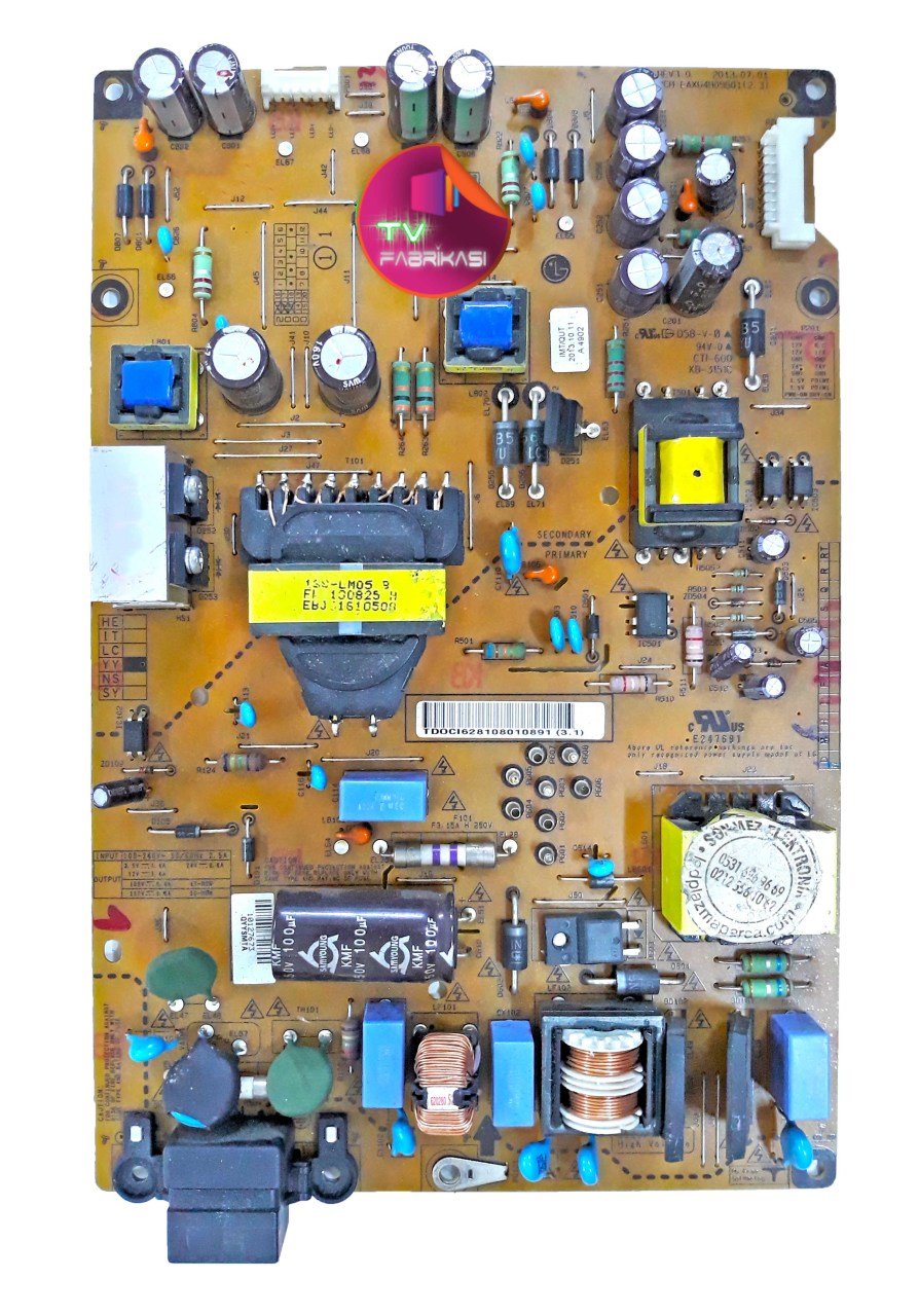 EAX64905501 , 2.3 ,  LGP4750-13PL2 ,  EL98 ,  REV3 , POWER BOARD , LG BESLEME