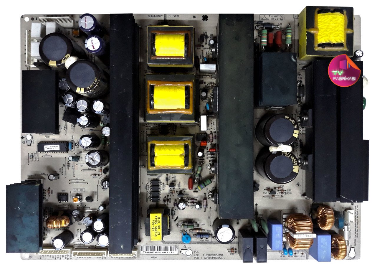 2300KEG002A-F , YPSU-J011A , REV 1.0 , 6709900019A , 68709M0031A/1 , POWER BOARD , LG BESLEME