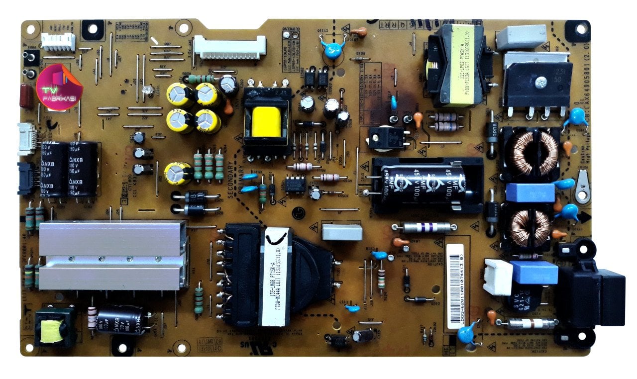 EAX64905801 , 2.0 , 3PCR00114A , LGP55-13LPB , REV 3.0 , LG 55LA660S, 55LA660V , POWER BOARD , LG BESLEME