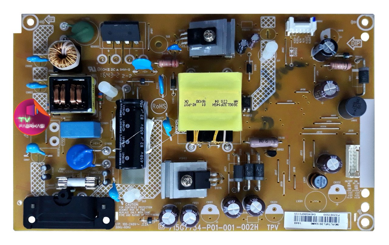 715G7734-P01-001-002H , PLTVFL261XAW6 , TPT315B5 , 32PHS4131 , POWER BOARD , PHILIPS BESLEME