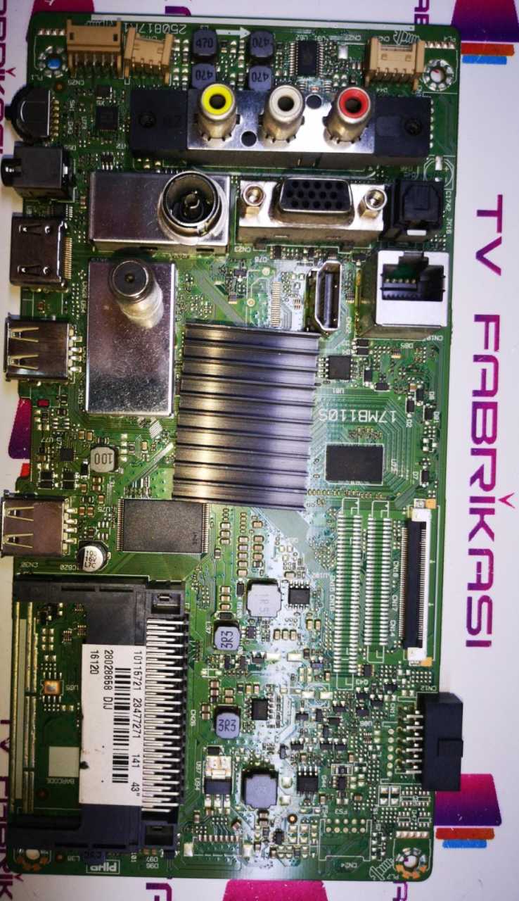 VESTEL, 17MB110S 10115721,23477271 43'' VESTEL 43FD7500 ANAKART