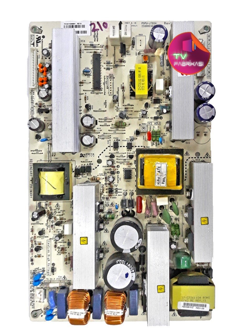 EAX41678701 / 1 , EAY40484901 , REV1.0 , PSPU-J706A , POWER BOARD , LG BESLEME