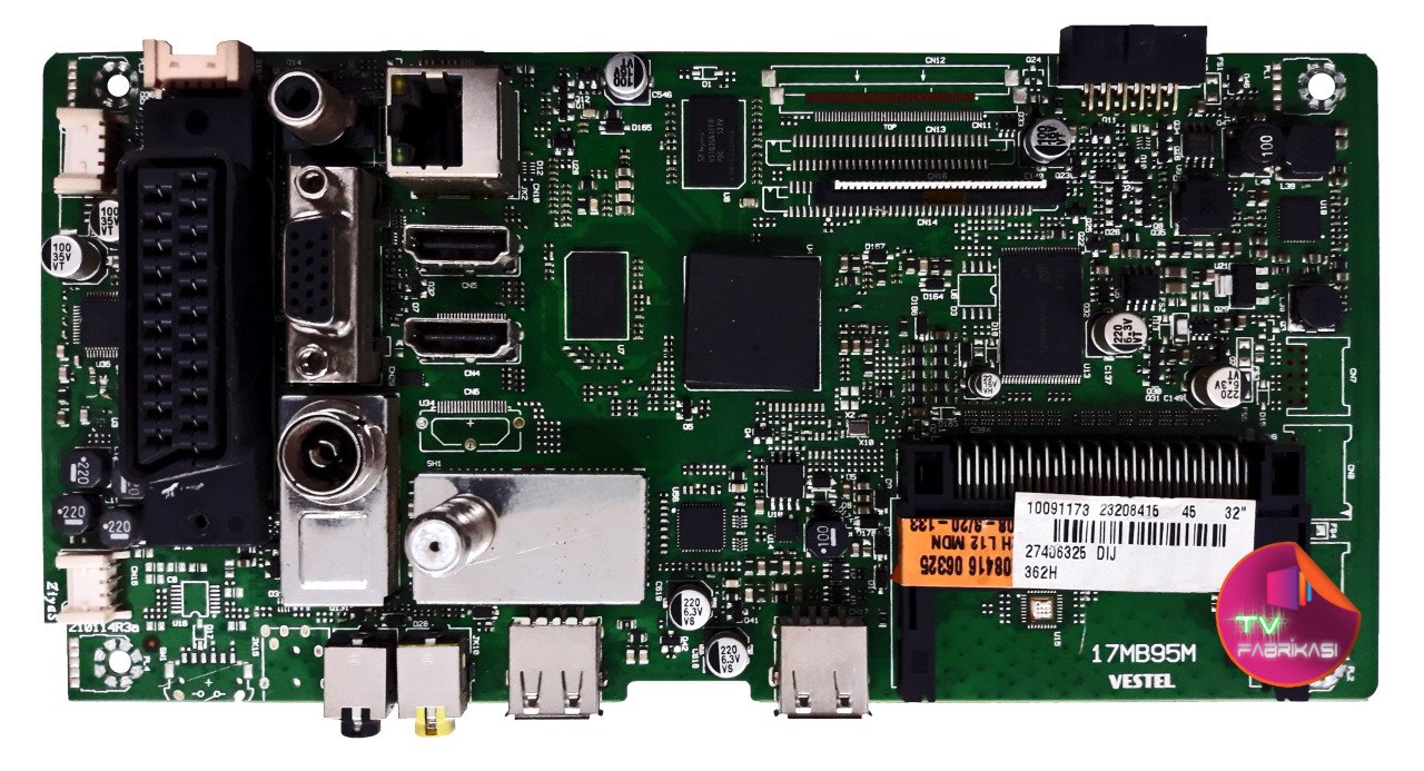17MB95M , 23208415 , 210114R3A , 32'' , MAIN BOARD , VESTEL ANAKART