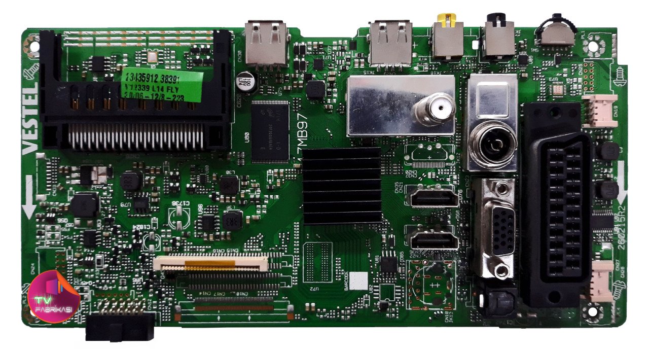 17MB97 , 23435985 , 260215R2 , 32'' , MAIN BOARD , VESTEL ANAKART