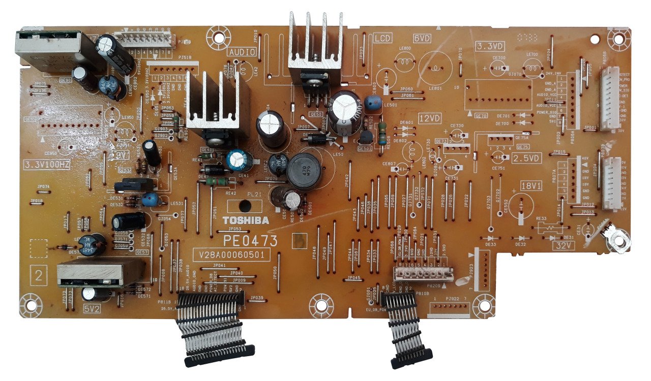 V28A00060501 ,  PE0473 , TOSHIBA 47Z3030DG , POWER BOARD , TOSHIBA BESLEME