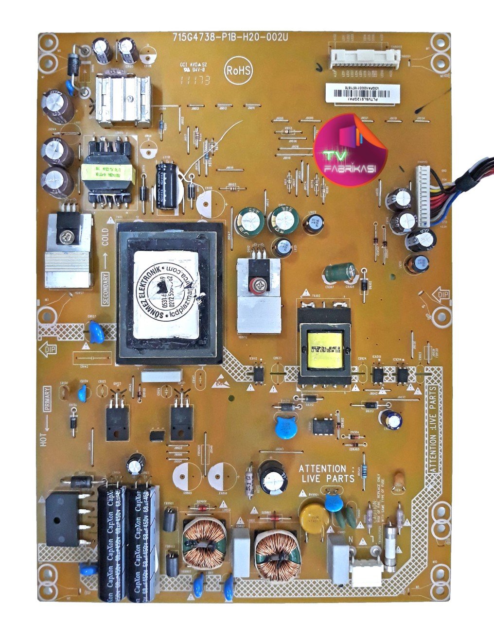 715G4738-P1B-H20-002U , PLTVBL512GPA1 , POWER BOARD , PHILIPS BESLEME