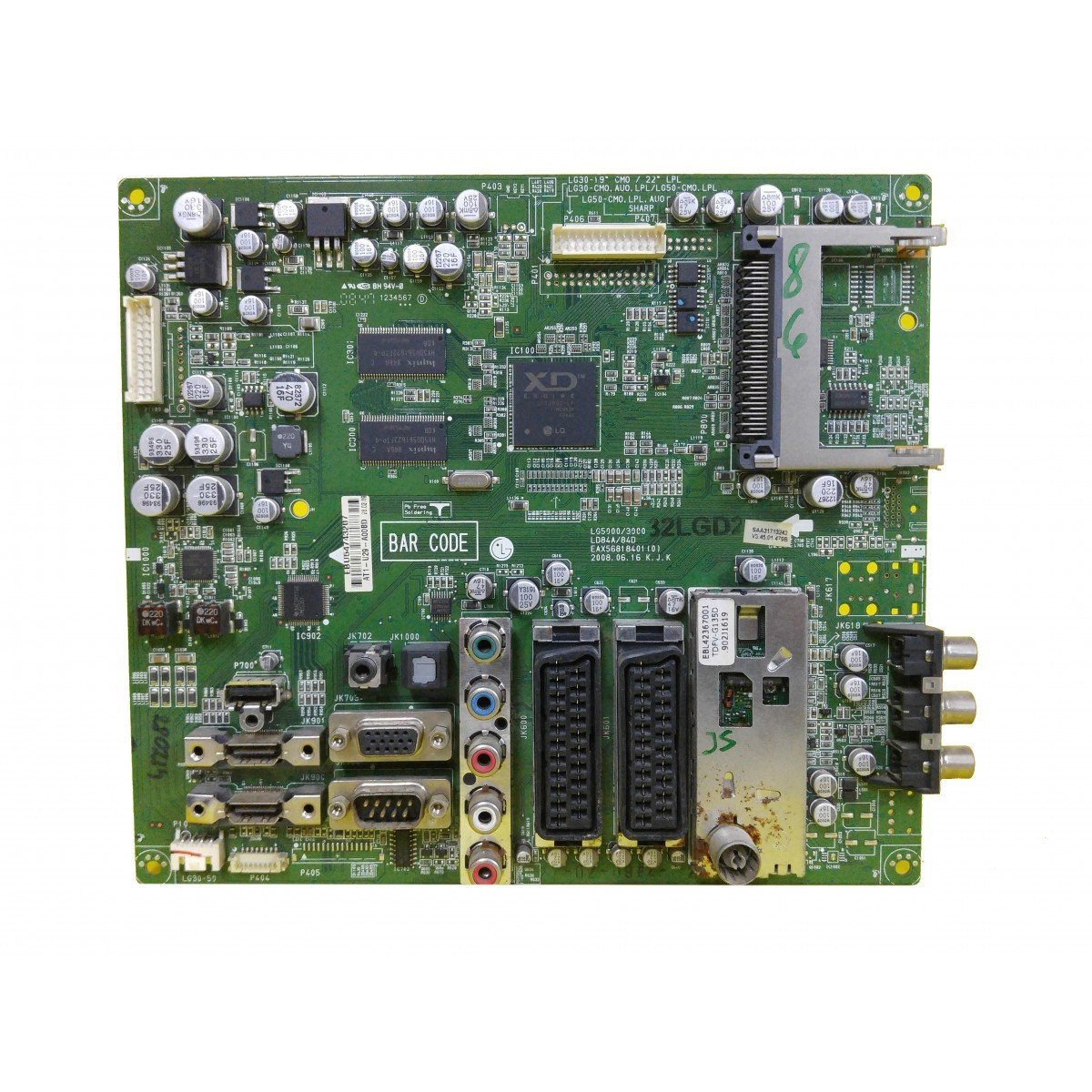 EAX56818401 (0) , LG5000-3000 , EBR43398502 , LG 32LG3000 , LD84A-84D , MAIN BOARD , LG ANAKART