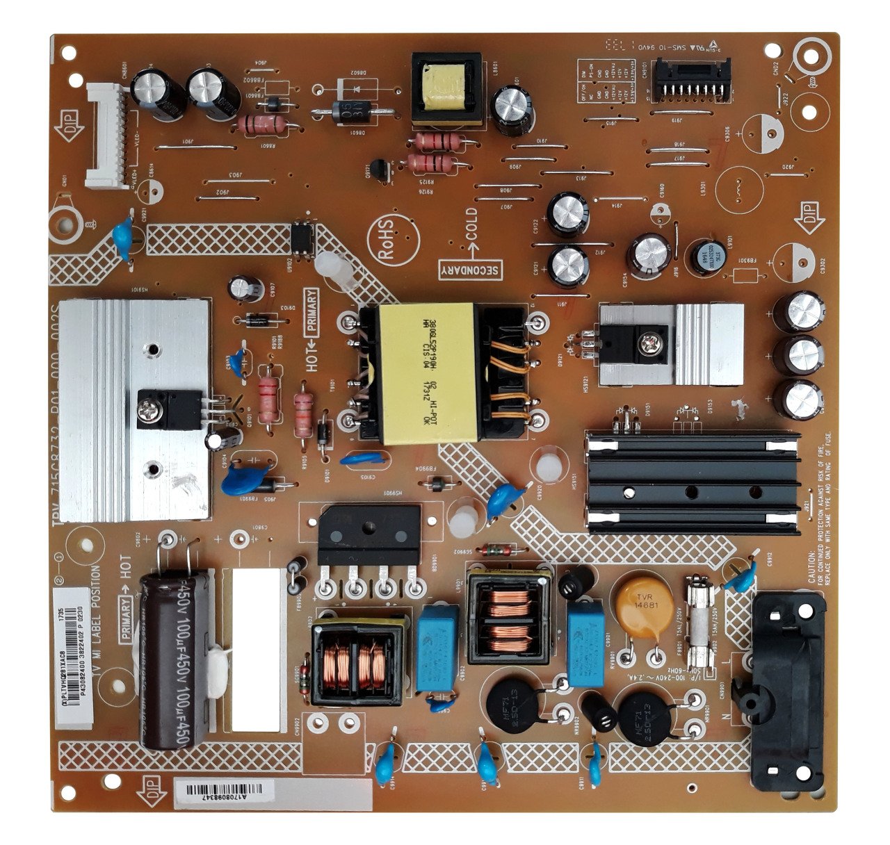 715G8732-P01-000-002S , PLTVH0281XAC8 , PHILIPS 43PFS4132/12 , POWER BOARD , PHILIPS BESLEME