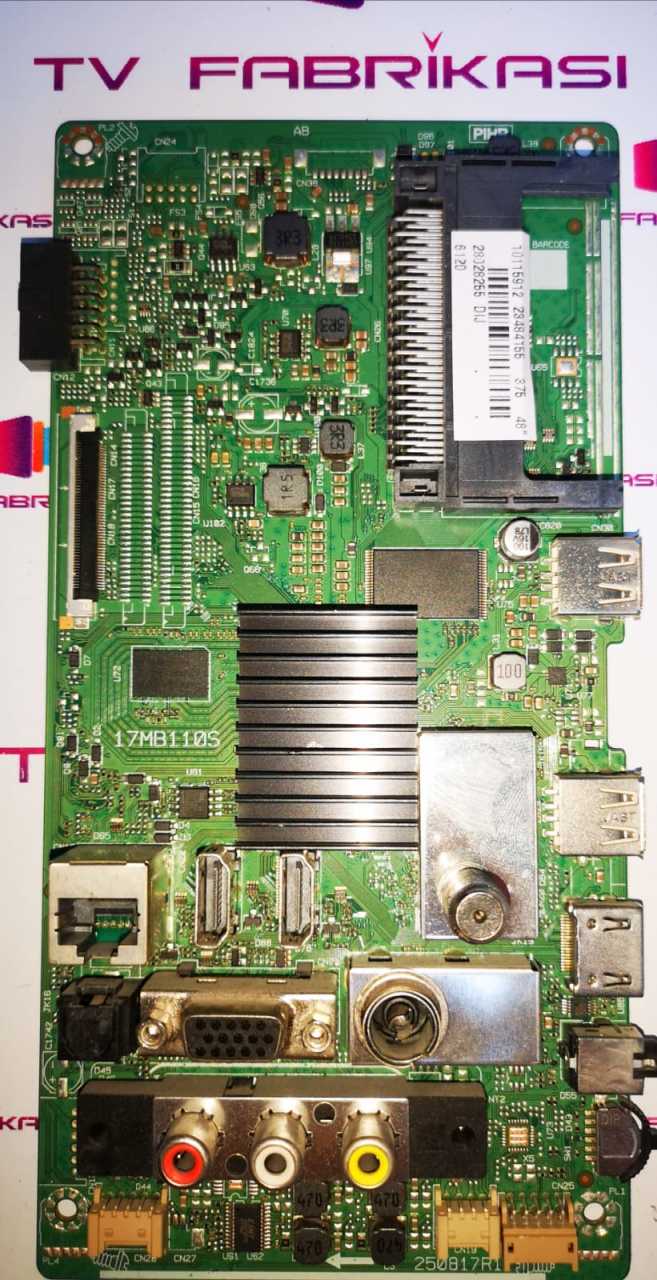 23484155 , 17MB110S , 10115912 , 250817R1 , REGAL 48R6520F , MAIN BOARD , ANAKART