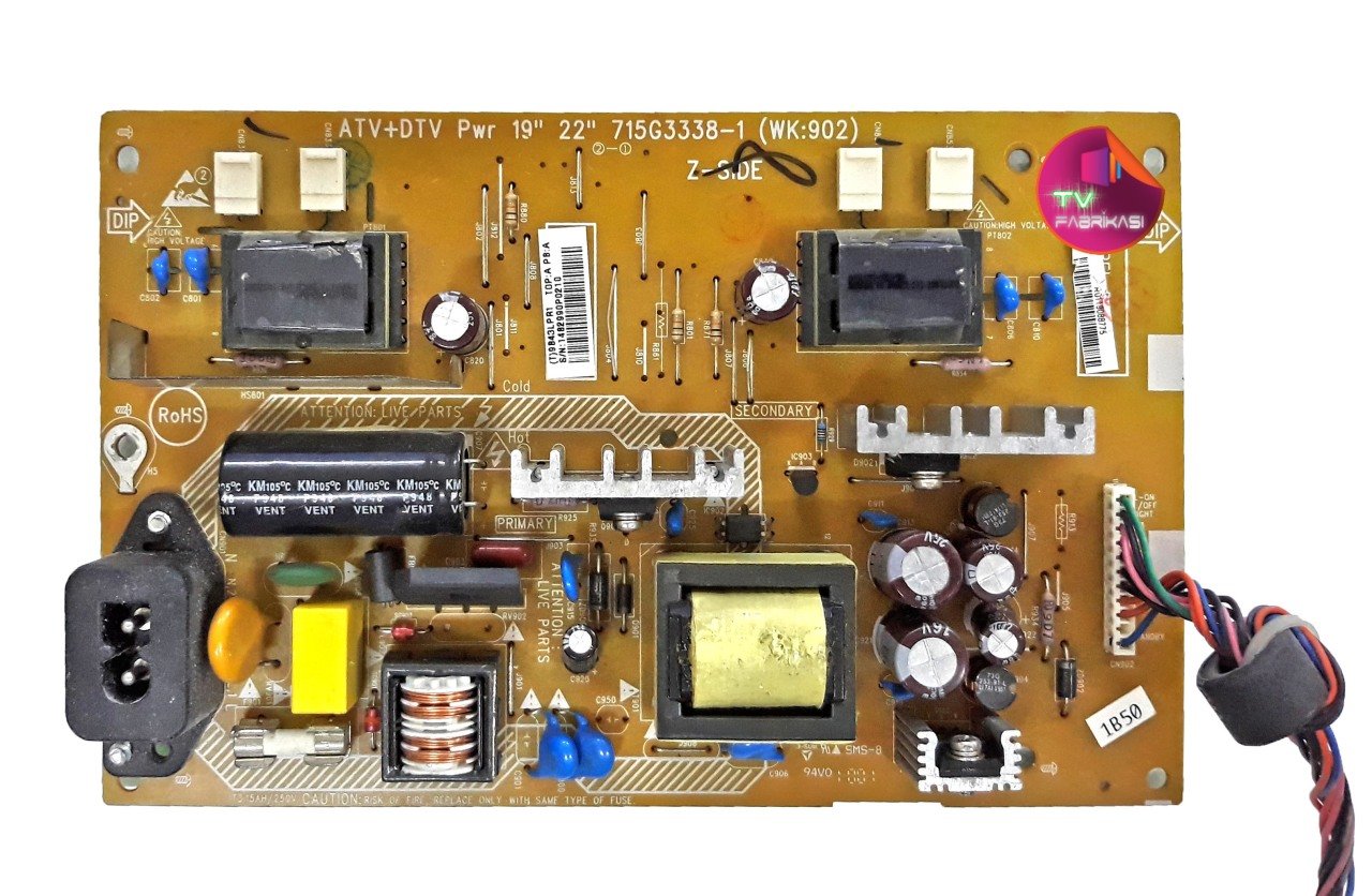 715G3338-1 (WK:902) ,  Z-SIDE , ATV-DTV , (T) 9B43LPR1 , POWER BOARD , PHILIPS BESLEME