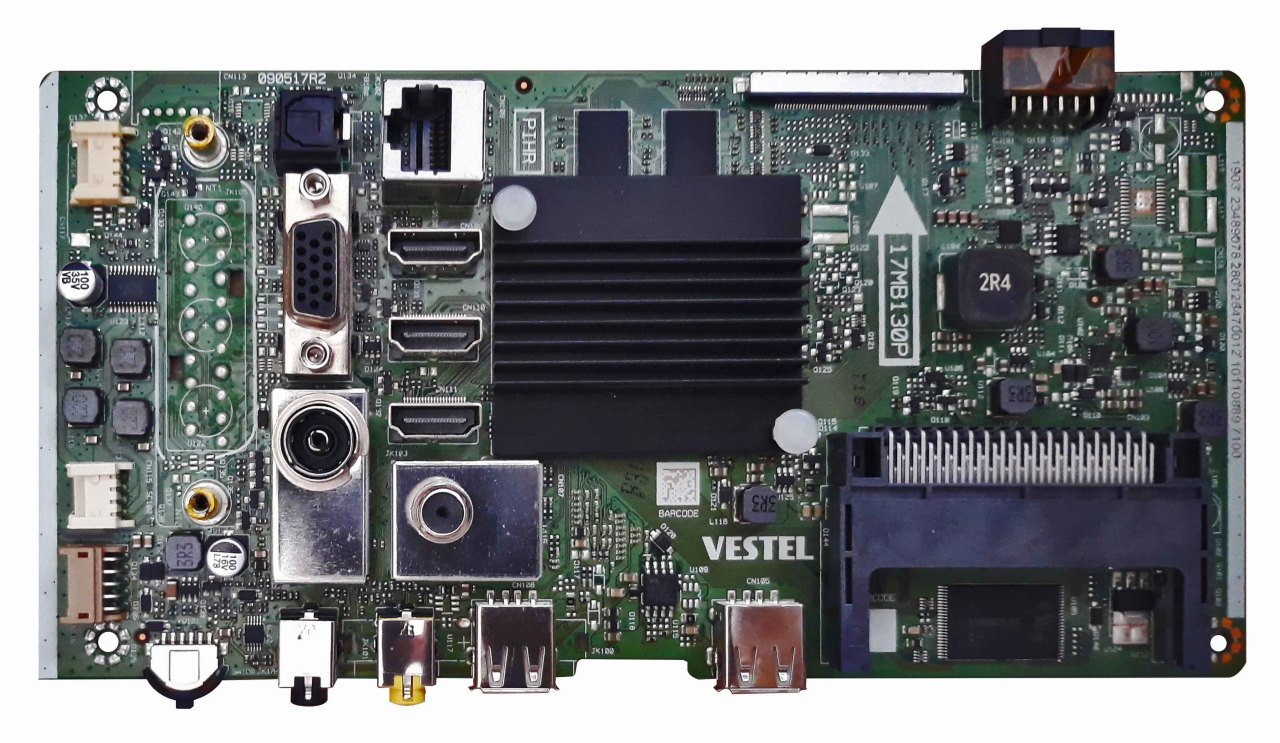 17MB130P , 23489078 , 280128470012 , 10110889 , 090517R2 , MAIN BOARD , VESTEL ANAKART