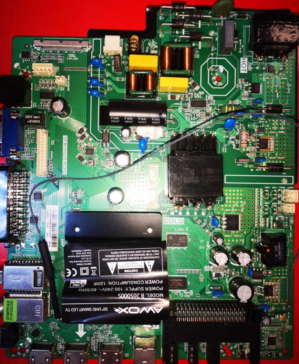 P.MT5522S.PC822 , AWOX B205000S , MAIN BOARD , ANAKART 50'' 4K