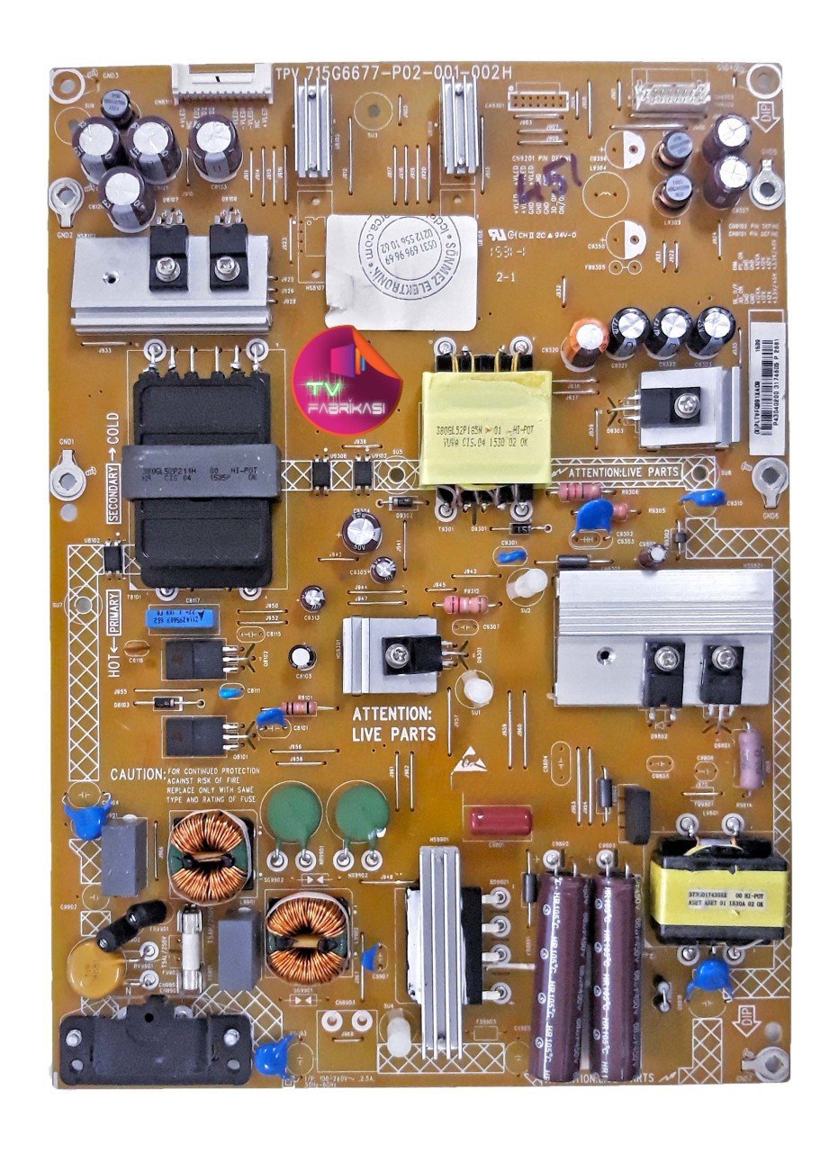 715G6677-P02-001-002H , PLTVFY421XAE1 , PHILIPS 43PUK4900 , POWER BOARD , PHILIPS BESLEME