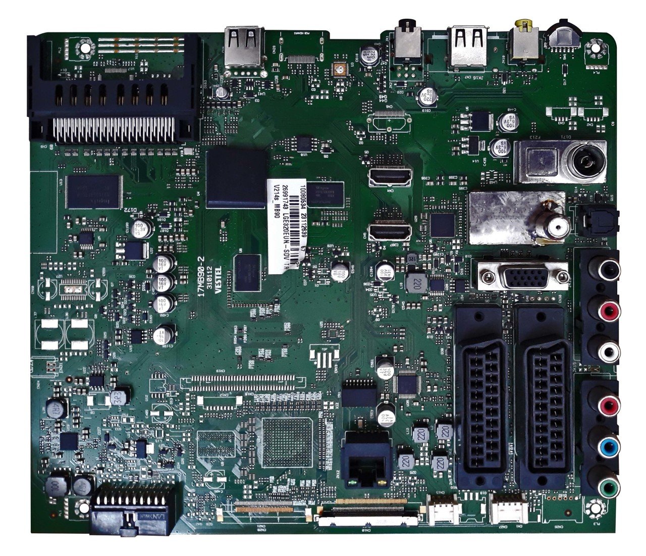 17MB90-2 , 23112639 , 310112 , LGE320EUN-SDV , 32 İNCH VESTEL LCD TV , MAIN BOARD , VESTEL ANAKART
