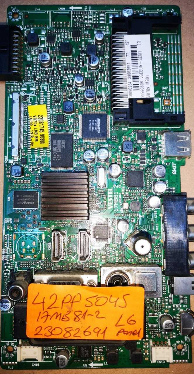 10080234, 23082691, 17MB81-2, 42PF5045, VESTEL, MAIN BOARD, ANA KART