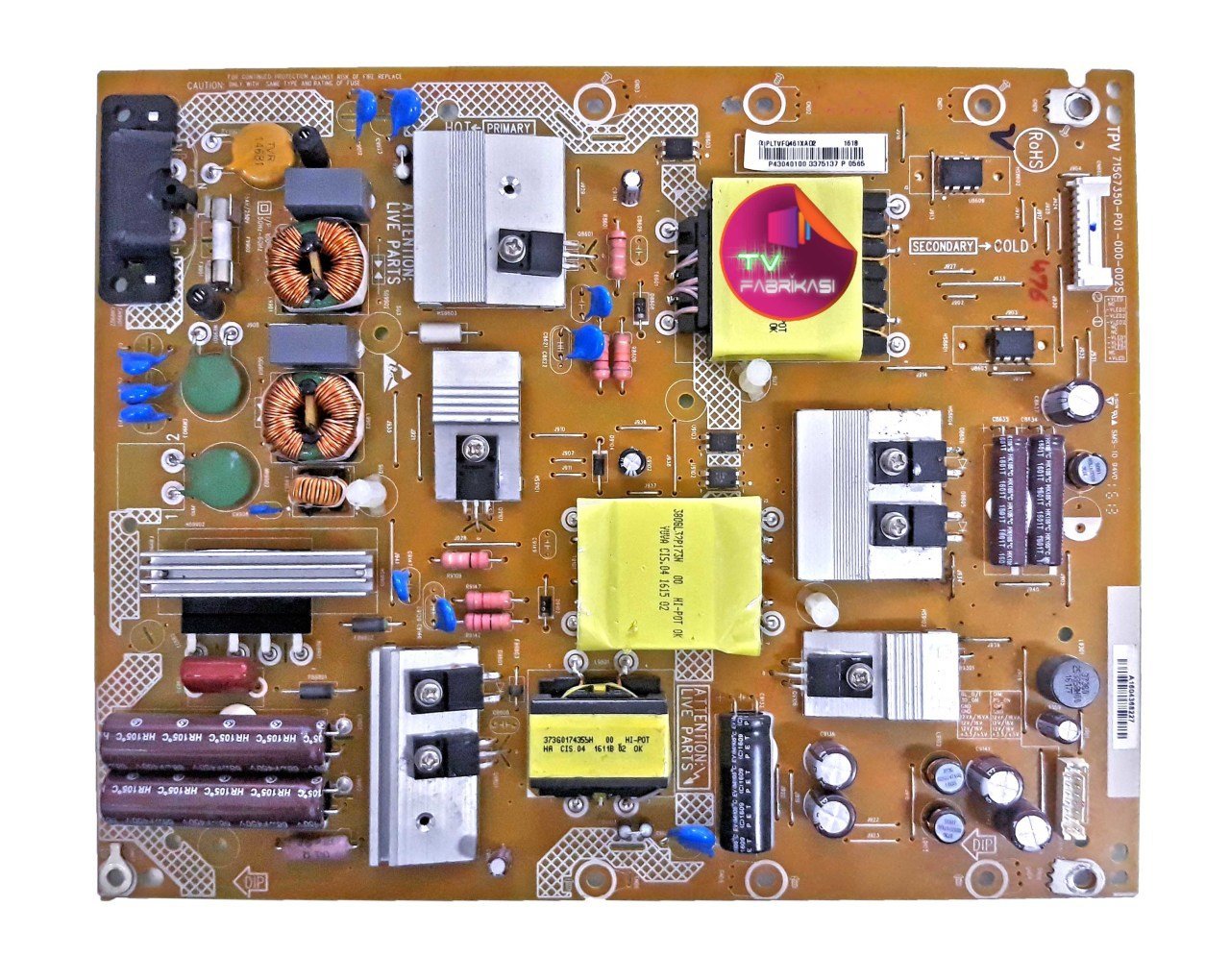 715G7350-P01-000-002S , PLTVFQ461XAR2 , PLTVF0461XA02 , 43PUS6401/12 ,43PUS6101/12, POWER BOARD , PHILIPS BESLEME