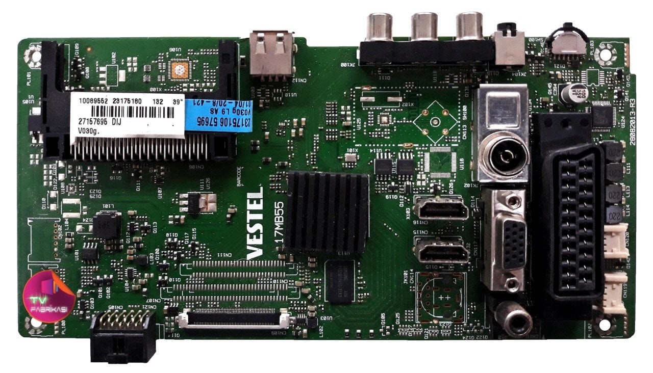 17MB55 , 23175180 , DIJ , 39  , MAIN BOARD , VESTEL ANAKART